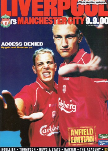 Match programme